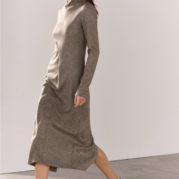 Wool blend Dress ZW Collection - Picture 2 of 11